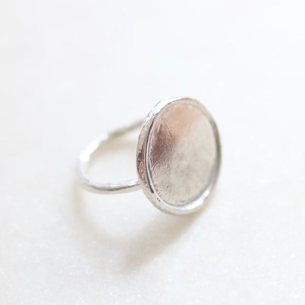 OX JEWELRY Silver Circle Ring MB - リング