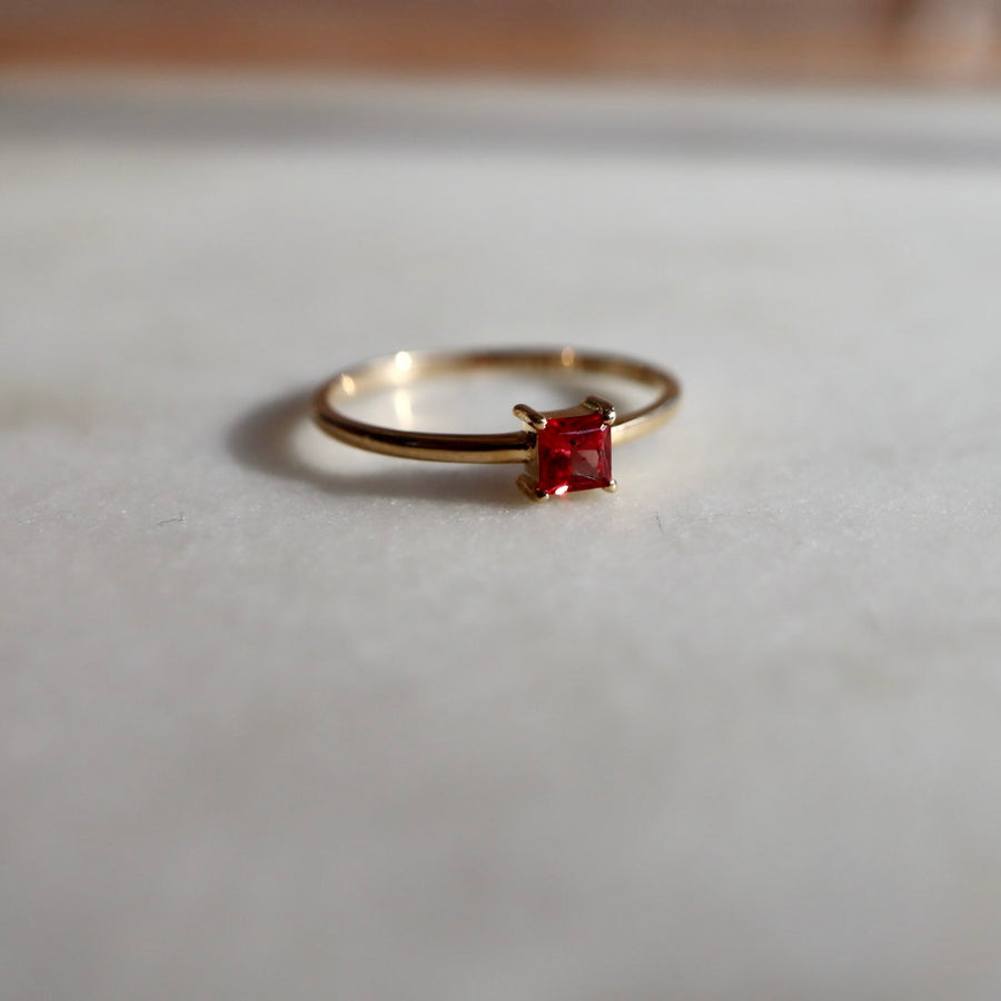 Yuyake Red Sapphire Ring