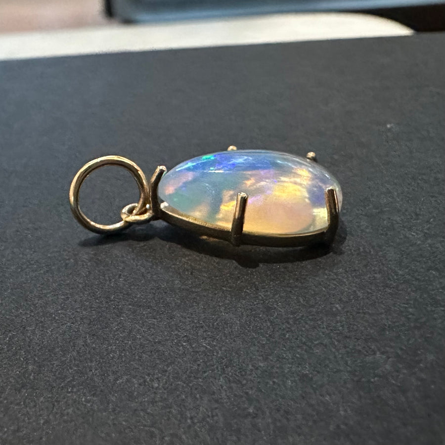 Pear Shape Opal Charm