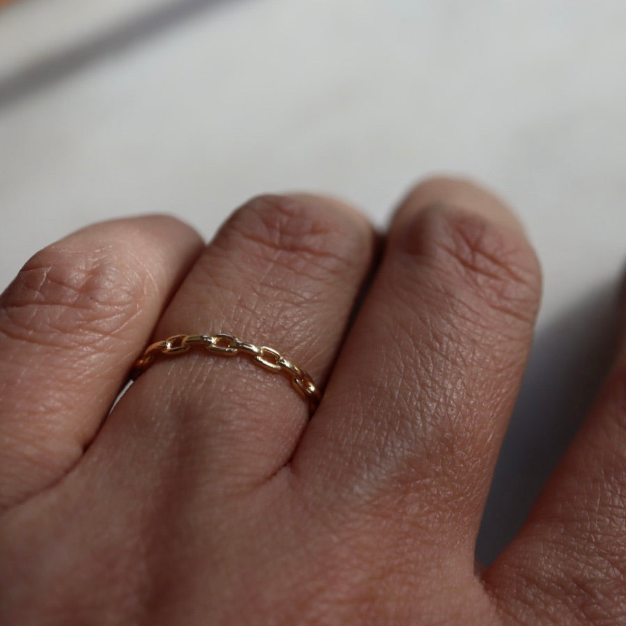 Linked Chain Ring