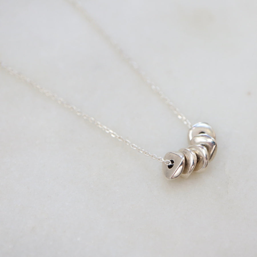 Five Silver Wakka Necklace