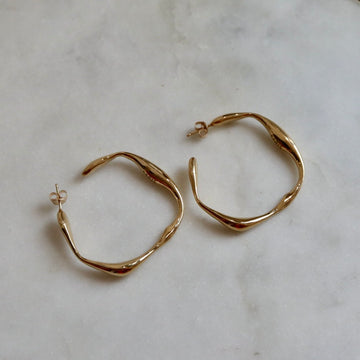 Onda Medium 1.75 inch Hoop Earrings