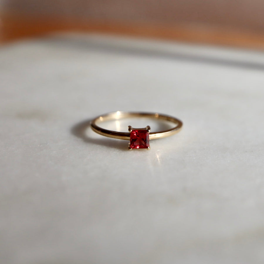 Yuyake Red Sapphire Ring