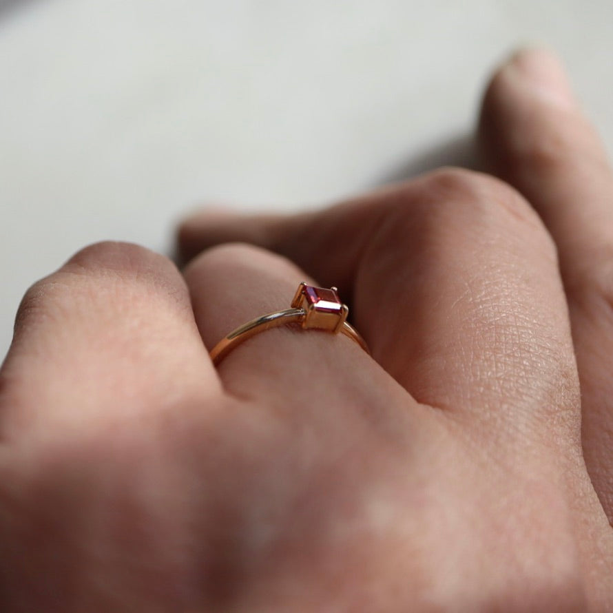 Yuyake Red Sapphire Ring