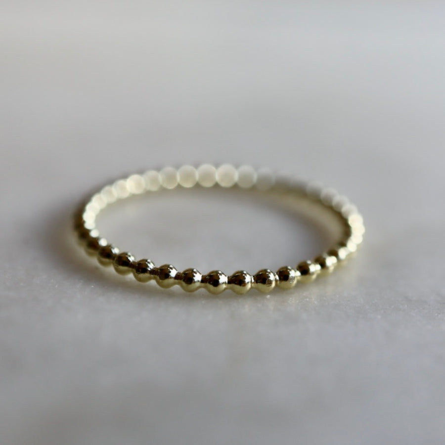 Gold Beads Ring