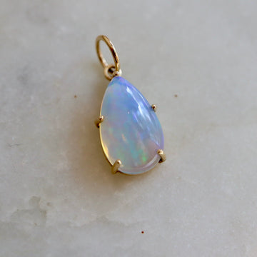 Pear Shape Opal Charm