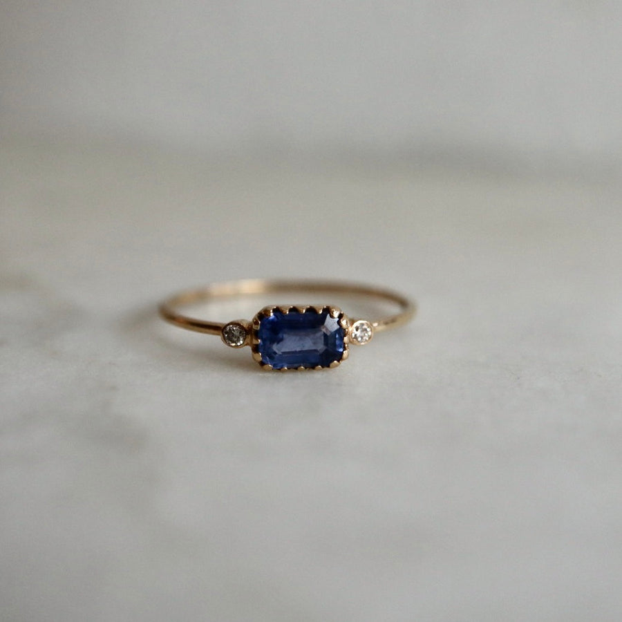 Blue Sapphire Treasure Ring