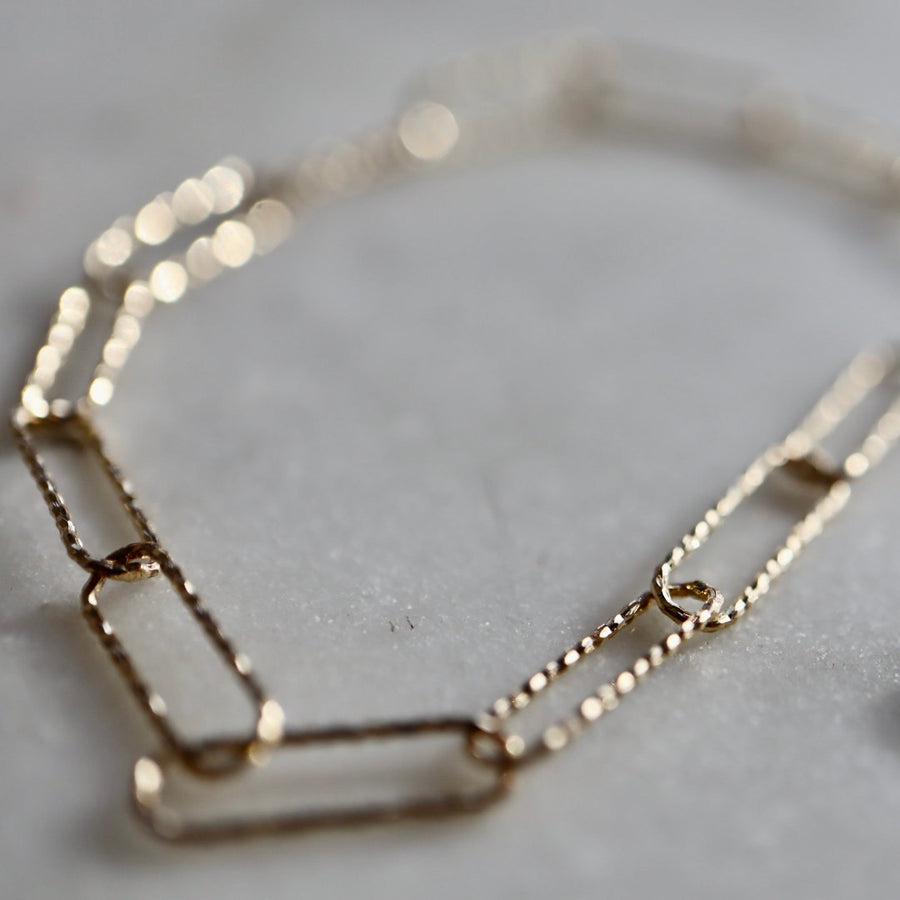 Elongated Link Bracelet