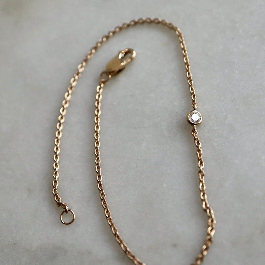 Solitary Diamond Bracelet