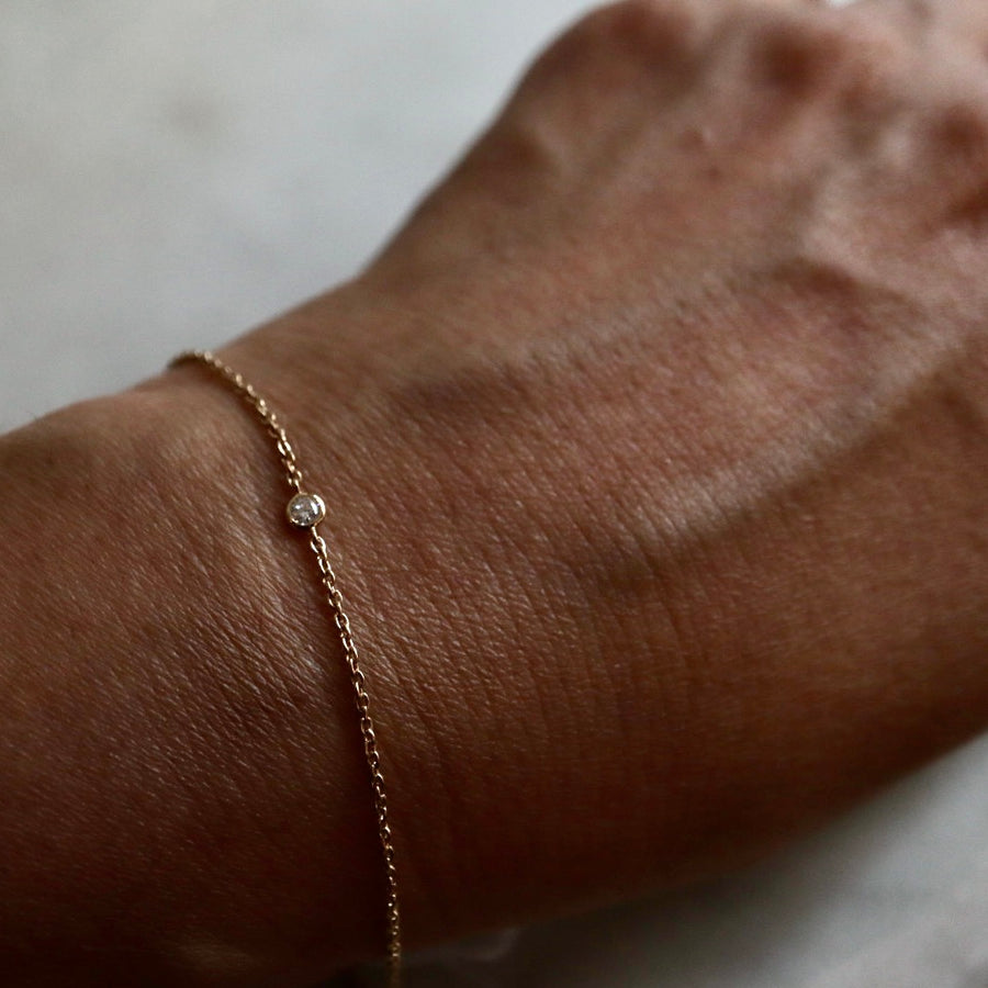 Solitary Diamond Bracelet