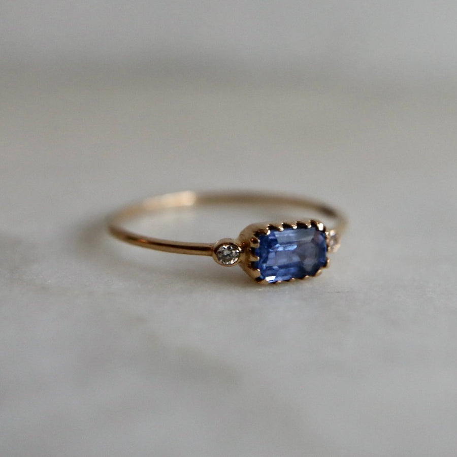 Blue Sapphire Treasure Ring