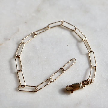 Elongated Link Bracelet