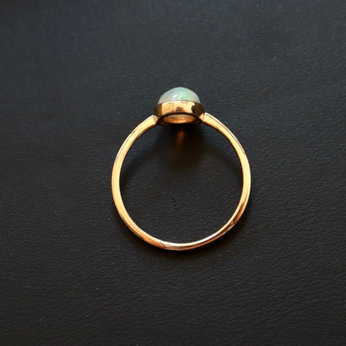 Sunset Oval Opal Ring