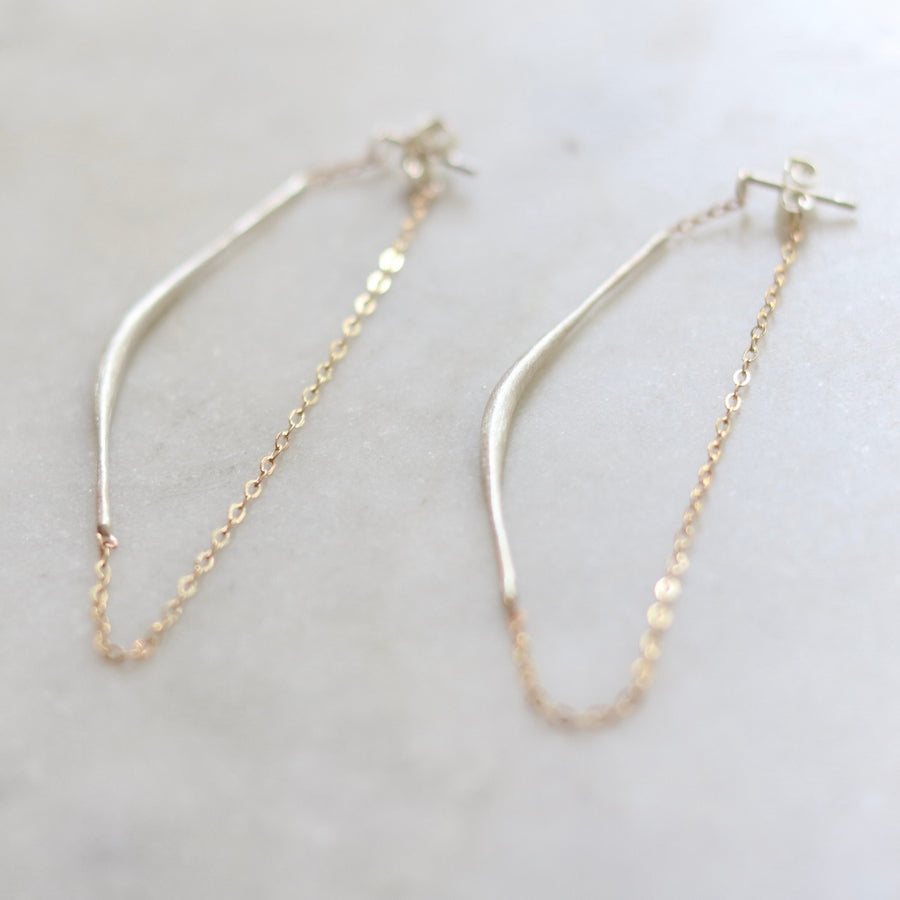 Ripple Chained Earring